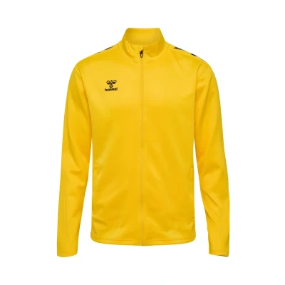 Afbeelding van Hummel CORE Sweater met rits, Heren, Maat: XXL, Sports yellow