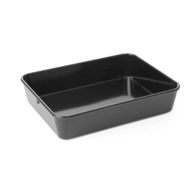 Afbeelding van Hendi vleesbak vitrinebak Zwart 208x210x60(H) mm Melamine vitrineplateau