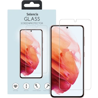 Afbeelding van Selencia Screenprotector Geschikt voor Samsung Galaxy S21 Tempered Glass Gehard Glas