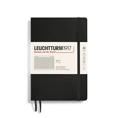 Image de Notes Medium Leuchtturm1917 w kratke czarny 310337