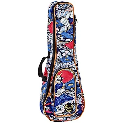 Afbeelding van Ortega KUB TM TE tas voor tenor ukelele met schouderriem, totemmotief