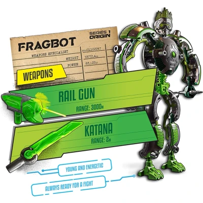 Afbeelding van GigaBot Energy Core Fragbot 33 cm actiefiguur