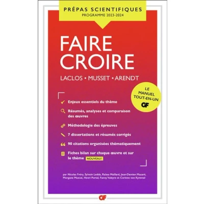 Image de Faire croire Prépas scientifiques 2024