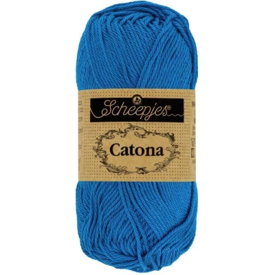 Afbeelding van Scheepjes Catona 50 gram 201 Electric Blue