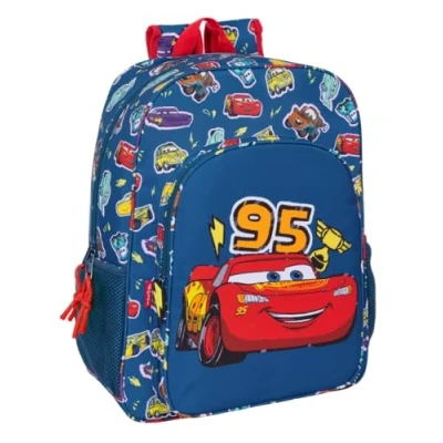Afbeelding van Schoolrugzak Cars Racing Marineblauw 33 x 42 14 cm