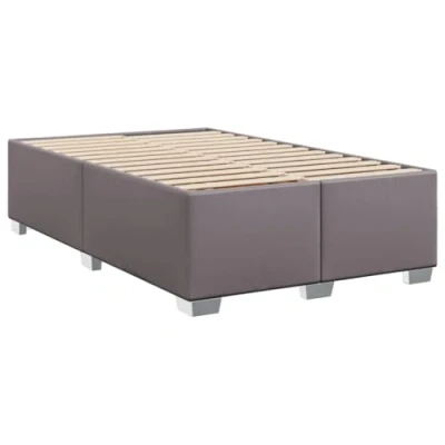 Afbeelding van Bedframe kunstleer grijs 120x200 cm