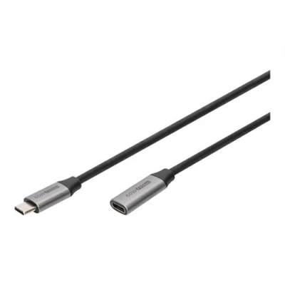 Image de DIGITUS Rallonge de câble USB C (M) pour (F) 3.1 1 m support 4K noir