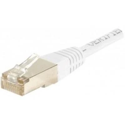 Image de Cordon patch rj 45 ftp cat 6 blanc 10 m