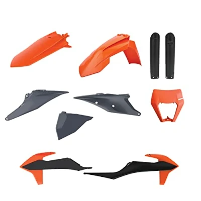Afbeelding van Polisport Plastickit KTM EXC150 EXC250 EXC300 EXC F250 F350 F450 F500 2020 2021 Origineel Oranje / Grijs Zwart