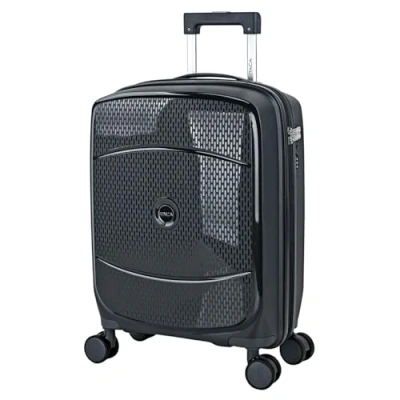Afbeelding van ITACA Set van 3 stijve uitbreidbare reistassen met 4 dubbele polypropyleen wielen TSA slot, licht en bestendig, middelgrote grote cabinegrootte, zwart
