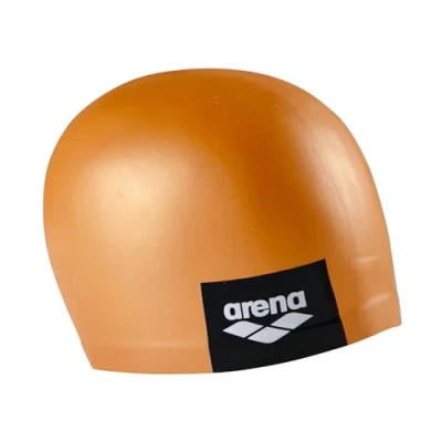 Afbeelding van arena Logo Moulded Cap Badmutsen Uniseks Volwassenen, Pinkish Orange, One Size