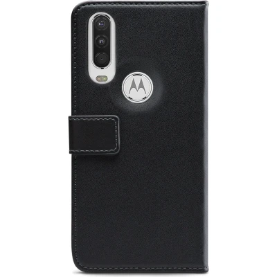Afbeelding van Mobilize Classic Gelly Wallet Book Case Motorola One Action Black