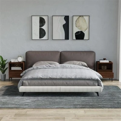 Afbeelding van vidaXL Nachtkastjes 2 st 40x35x50 cm bruin eikenkleur
