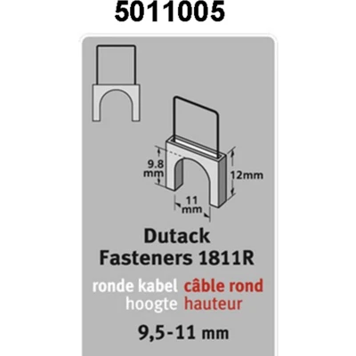 Afbeelding van Dutack 5011005 Nieten Serie 1800 12mm (200st)