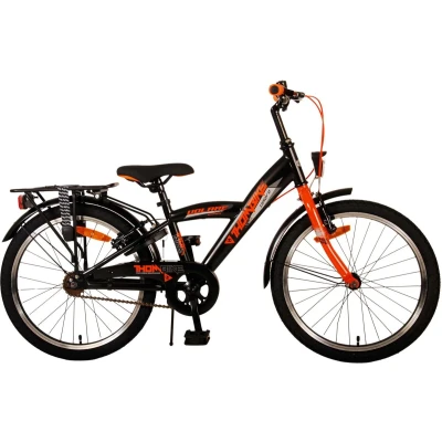 Afbeelding van Volare Thombike Kinderfiets Jongens 20 inch Zwart Oranje Twee Handremmen