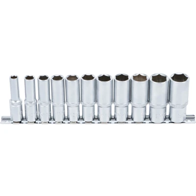 Afbeelding van BGS Doppenset zeskant, diep 3/8&quot; 8 19 mm 11 delig