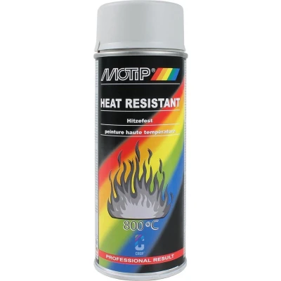 Afbeelding van Motip 4039 Hittebestendige Lak Grijs 400 ml