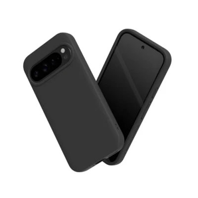 Afbeelding van RHINOSHIELD Hoesje compatibel met [Pixel 9/9 Pro] SolidSuit dunne hoes schokabsorberende technologie en premium matte afwerking zwart