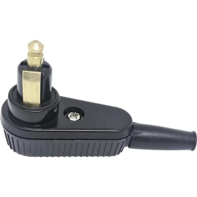 Afbeelding van BAAS bike parts Haakse DIN stekker met spatbescherming Stroombelasting (max.): 8 A