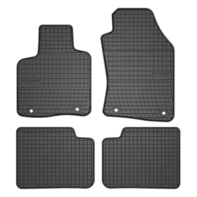 Afbeelding van FROGUM 547341 Vloermatset Rubber voor en achter 4 Zwart