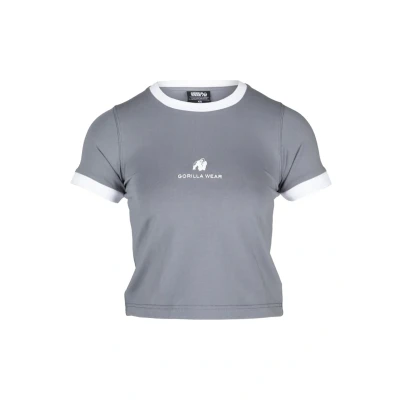 Afbeelding van Gorilla Wear NEW Orleans Tshirt print, Dames, Maat: XS, Grey