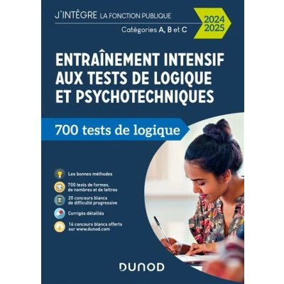 Image de Entraînement intensif aux tests de logique et psychotechniques 2024 2025