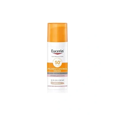 Image de Eucerin Sun PIgment Control Tinted Gel Crème Teinte Medium Hyperpigmentation SPF50+ 50ml