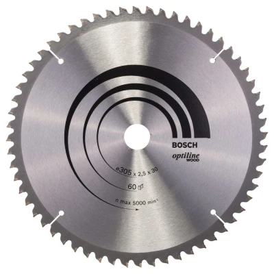 Afbeelding van Bosch 2608640441 Optiline Cirkelzaagblad 305 x 30 60T Hout