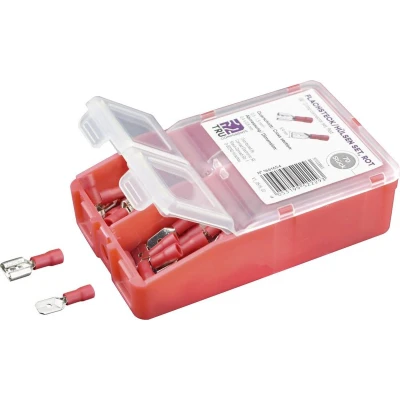 Afbeelding van TRU COMPONENTS TC 6646616 Assortiment kabelschoenen 0.50 mm² 1.50 Rood 140 stuk(s)