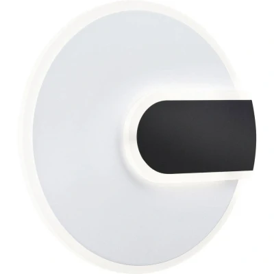Afbeelding van Paulmann 71169 LED wandlamp 9 W Wit, Zwart