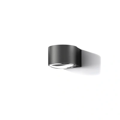 Afbeelding van LOOM DESIGN Frey LED wandlamp IP65 1x6W zwart