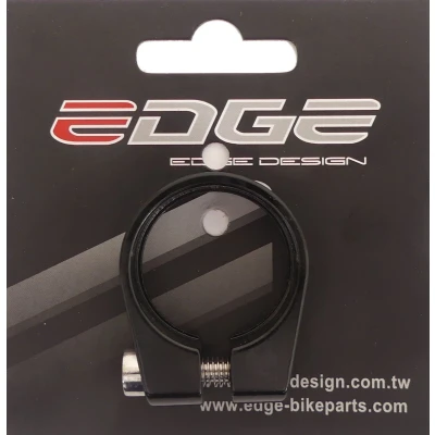 Afbeelding van Zadelpenklem ø31,8 mm Edge aluminium met inbusbout zwart