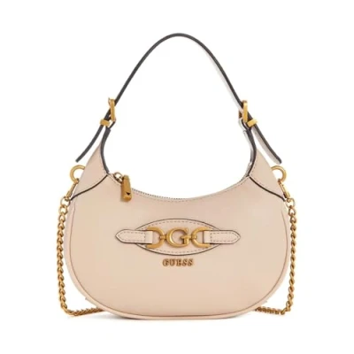 Afbeelding van GUESS Schoudertas Malva Mini Hobo Bag Almond Beige