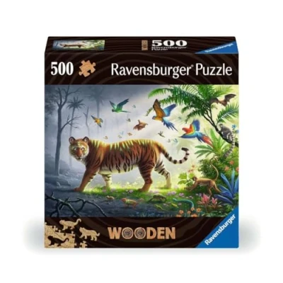 Afbeelding van Puzzel Ravensburger Jungle Tiger 00017514 500 Onderdelen