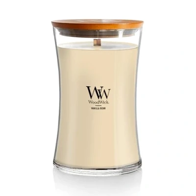 Afbeelding van WW Vanilla Bean Large Candle WoodWick
