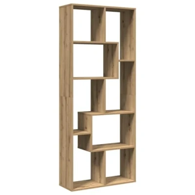 Afbeelding van vidaXL Kamerscherm / boekenkast 67x25x161,5 cm hout artisanaal eiken