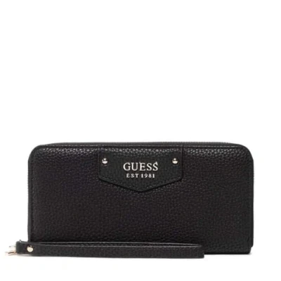 Afbeelding van Guess Brenton ZIP Around Portemonnee, Dames, Maat: One Size, Black