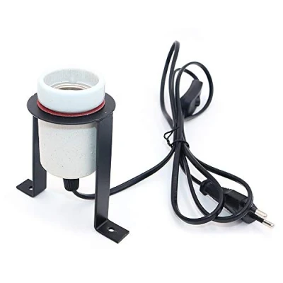Afbeelding van POFET Reptile Keramische Verwarming Lamphouder Huisdier Houder voor E27 Socket EU lamp