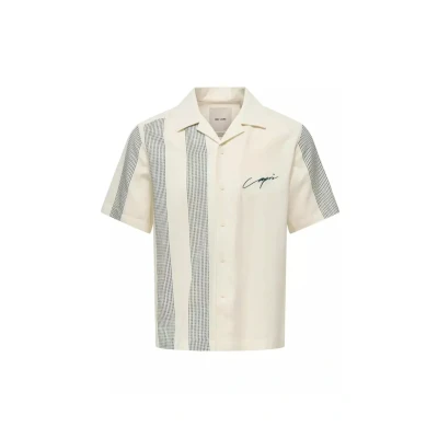 Afbeelding van ONLY &amp; SONS Overhemd Seio Regular Fit Creme S