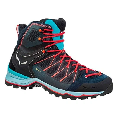Afbeelding van Salewa MTN Trainer LITE MID GTX Outdoorschoenen, Dames, Maat: 41, Premium navy/blue fog Leer en textiel