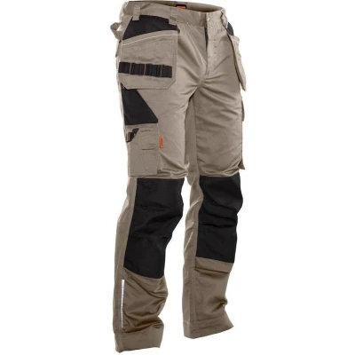Afbeelding van Jobman Practical 2322 Werkbroek Holsterpockets Mannen Khaki/Zwart 54