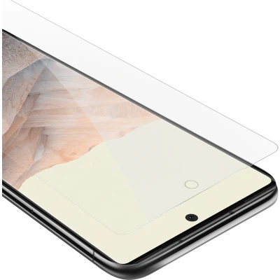 Afbeelding van Cadorabo Screenprotector geschikt voor Google PIXEL 6 PRO Pantser film Beschermende in KRISTALHELDER Geharde (Tempered) display beschermglas 9H hardheid met 3D Touch