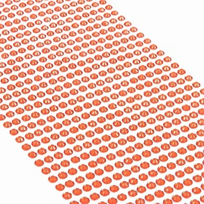Afbeelding van Movoja 880 stuks rode strass stenen, glittersteentjes, rond, 4 mm, stickers om te versieren en knutselen, decoratieve stenen op plakken, knutselstenen, rood