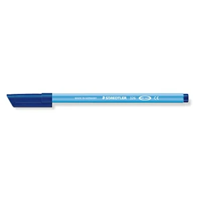 Afbeelding van STAEDTLER Noris Club 326 30 viltstiften ca. 1 mm, 10 stuks, in kartonnen etui, lichtblauw