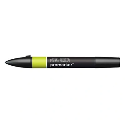 Afbeelding van Winsor &amp; Newton 0203297 Promarker, professionele layoutmarker 2 punten, fijn en breed voor tekeningen, ontwerp lay outs Pear Green