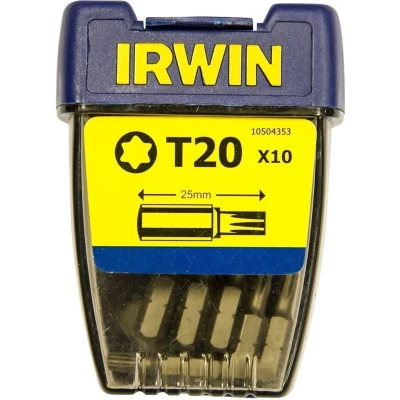 Afbeelding van Irwin Schroefbit Torx T20 25 mm 10 Stuks