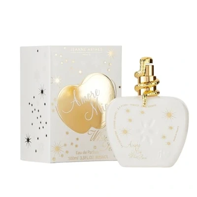 Image de JEANNE ARTHES Parfum Femme Amore Mio White Pearl Eau de Flacon Vaporisateur 100 ml Fabriqué en France à Grasse