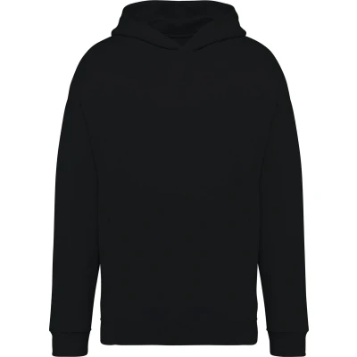 Afbeelding van Native Spirit Ecologische uniseks oversized sweater met capuchon NS408 Black