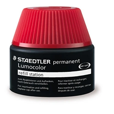 Image de STAEDTLER Lumocolor flacon recharge permanent, rouge