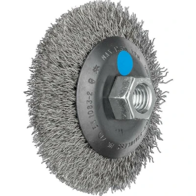 Afbeelding van PFERD 43316003 Schijfborstel ongetordeerd KBU Ø 100 x 10 mm M14 roestvrijstalen draad 0,35 voor haakse slijpers 1 stuk(s)